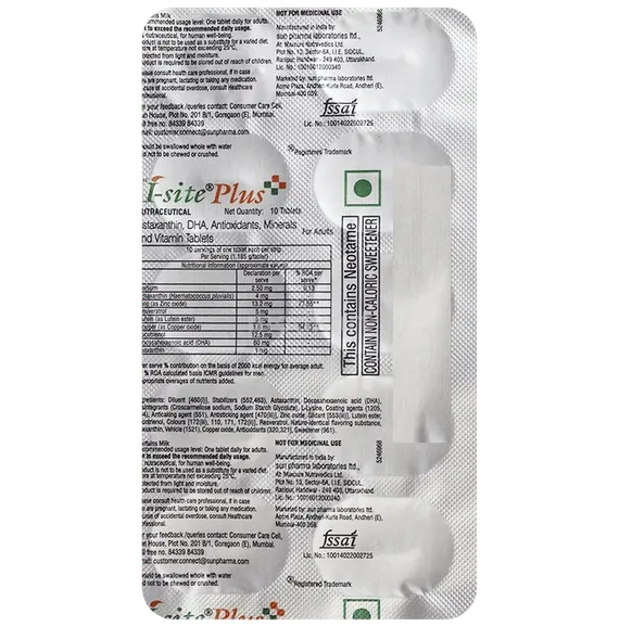 i site plus tablet 10's